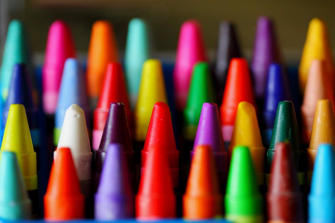 Collection of crayons